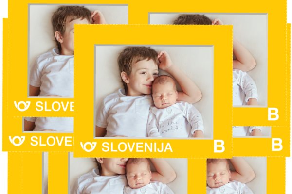 Personalizirana znamka odlično darilo ob rojstvu otroka