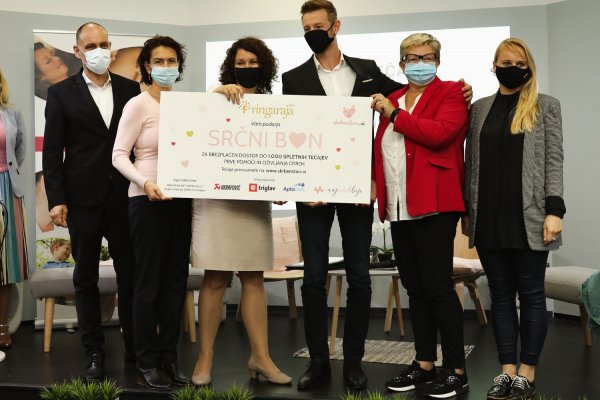 Ringaraja.net ob dvajseti obletnici portala in svetovnem dnevu oživljanja podarja 1.000 tečajev prve pomoči in oživljanja otrok &raquo;Naj srček bije&laquo; družinam v stiski